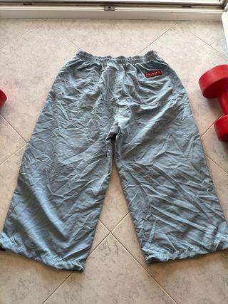 Pantaloni Prada vintage Y2K parachute shorts crop
