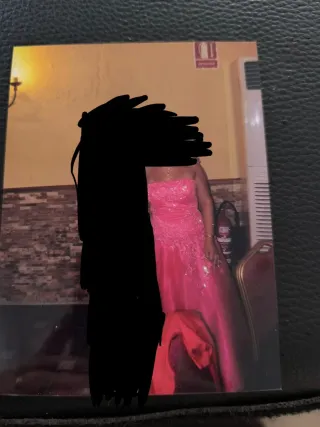 Vestido fiesta coral | Talla L