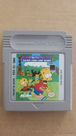Juego Game Boy: Bart Simpson
