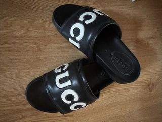 Chanclas Gucci - Negras