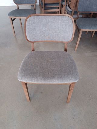 18 sillas madera comedor/terraza