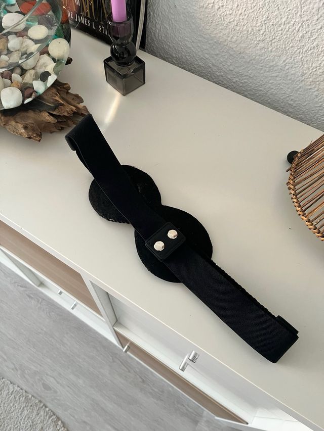 Cinturón Negro Trenzado