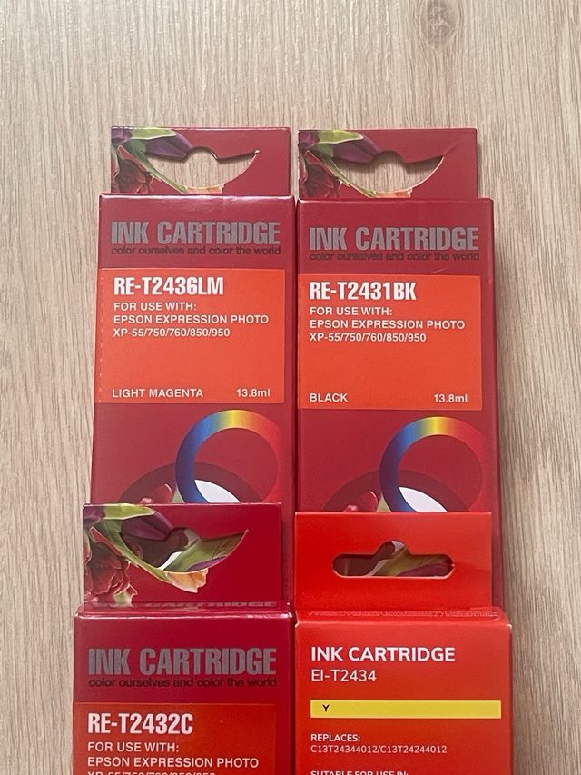 Cartuchos tinta compatibles Epson XP-970