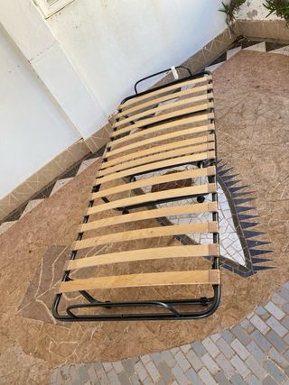 Cama plegable individual
