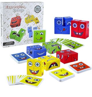 Puzzle cubo Rubik caras 3+ años