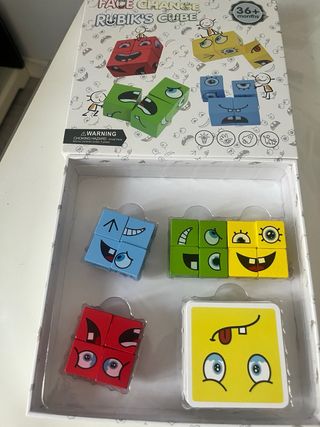 Puzzle cubo Rubik caras 3+ años