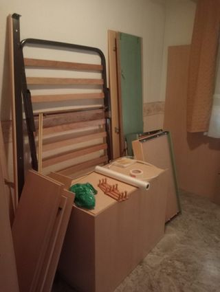 Cama nido metal y madera