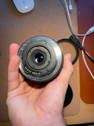 Objetivo Sigma 8mm F/4 EX fisheye Montura Canon