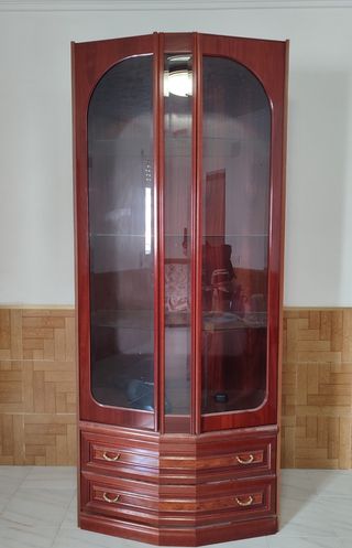 Vitrina antigua madera