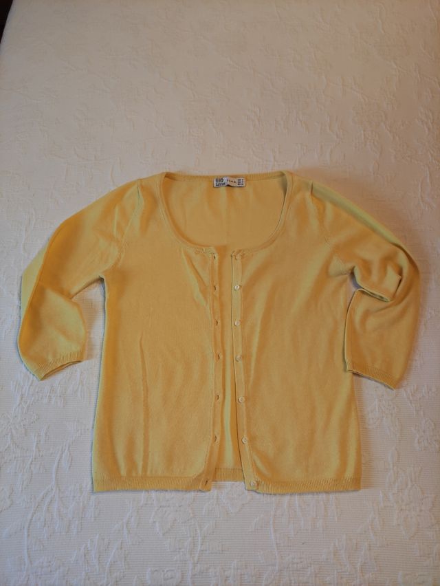 Chaqueta Zara amarilla 3/4