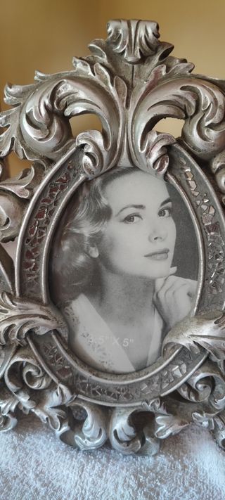 Portafoto triplo argento antico