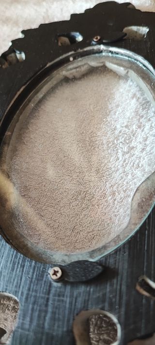 Portafoto triplo argento antico