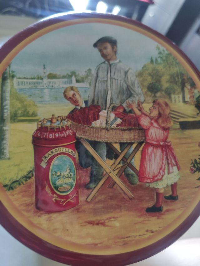 Lata Barquillos Artesanos estilo Vintage