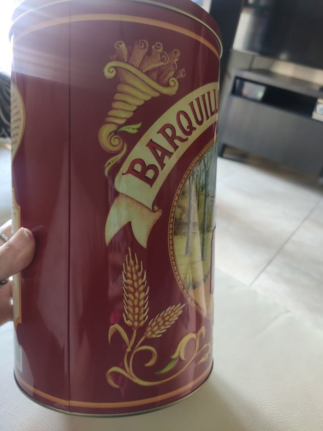 Lata Barquillos Artesanos estilo Vintage