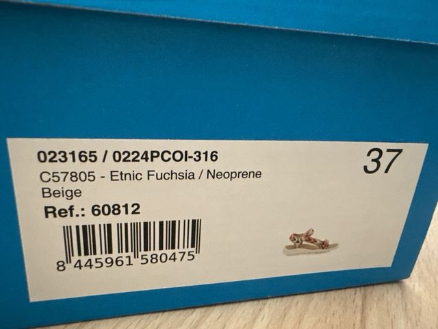 Sandalias Mustang 37 - Beige/Rosa