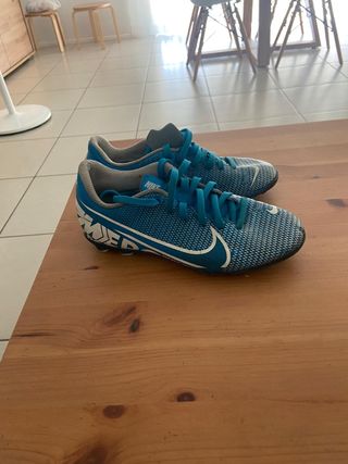 Botas Nike Jr. (Futbol) - Azul