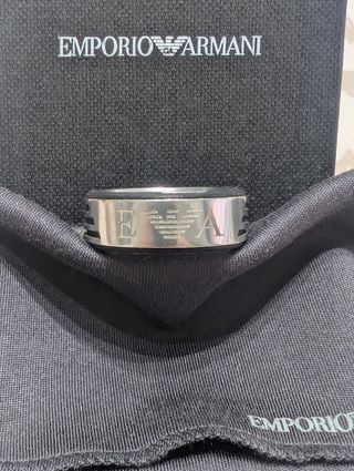 Anillo Emporio Armani Acero