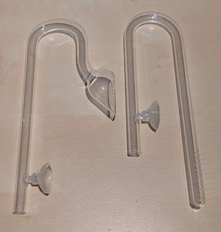 2 Tubos Cristal Acuario