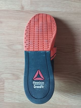 Zapatillas halterofilia hombre - Naranja y Negras