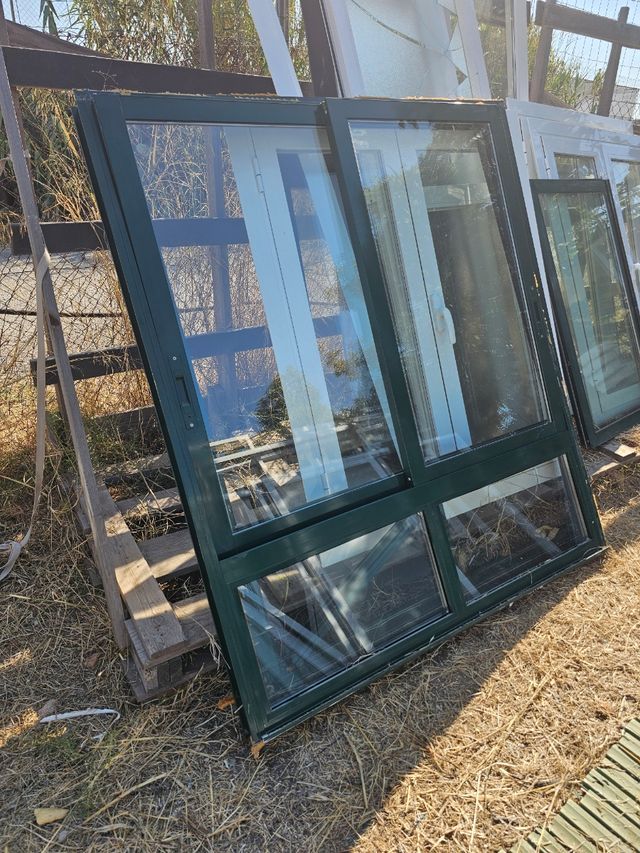 Ventana corredera aluminio climalit