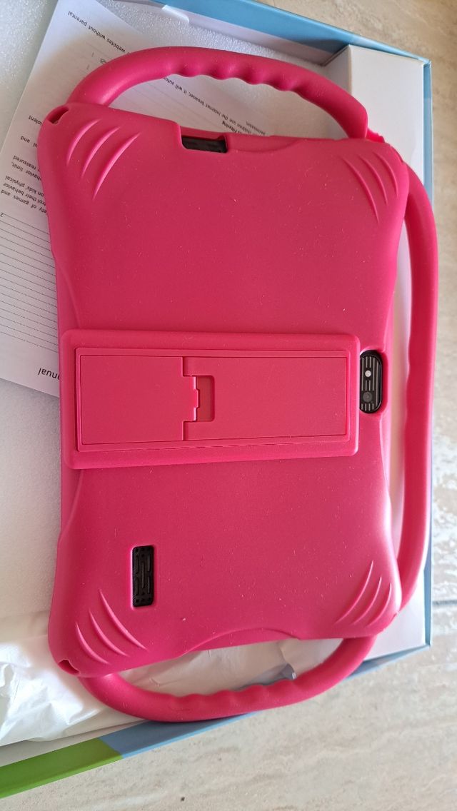 Funda rosa tablet infantil