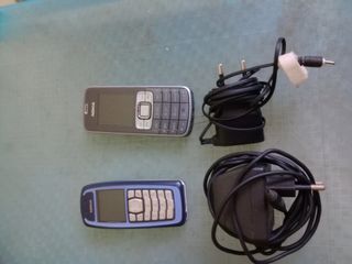 2 Teléfonos Nokia antiguos,3100 y 3109c