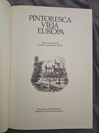 Pintoresca Vieja Europa - Libro Antiguo