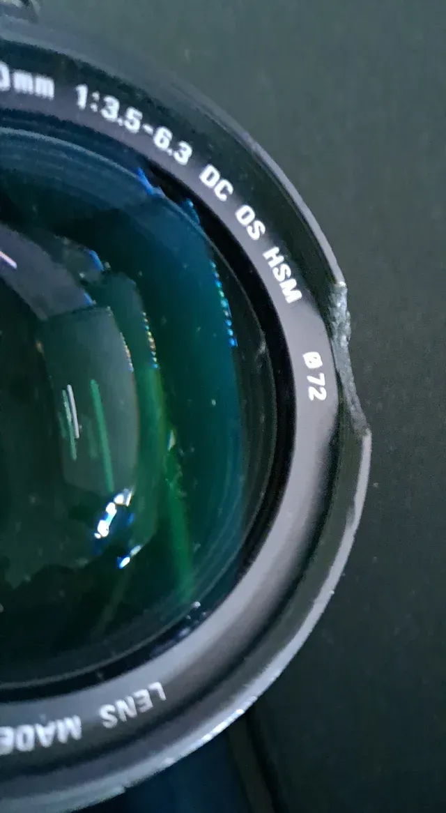 Objetivo marca SIGMA 18-250mm + cámara Nikon D40x