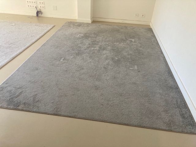 Alfombra Gris - 100% tejido