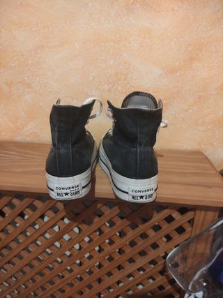 Converse All Star plataforma negros
