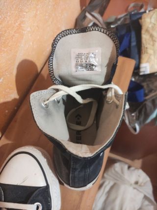 Converse All Star plataforma negros