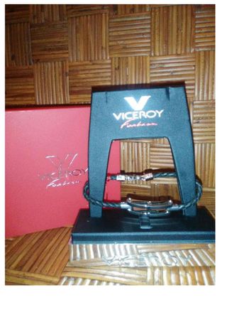 Pulsera Viceroy Negra y Plata