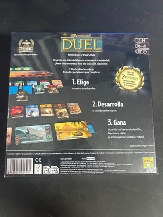7 Wonders Duel juego de mesa