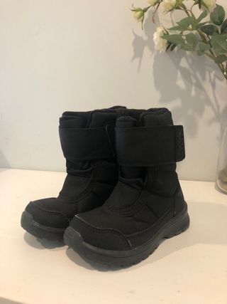 Botas nieve niño negras