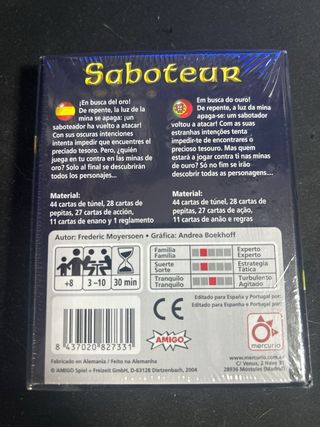 Saboteur juego de mesa