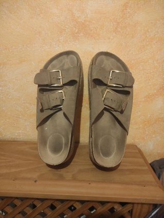 Sandalias plataforma color verde oliva