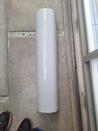 Pie de lavabo cerámico blanco