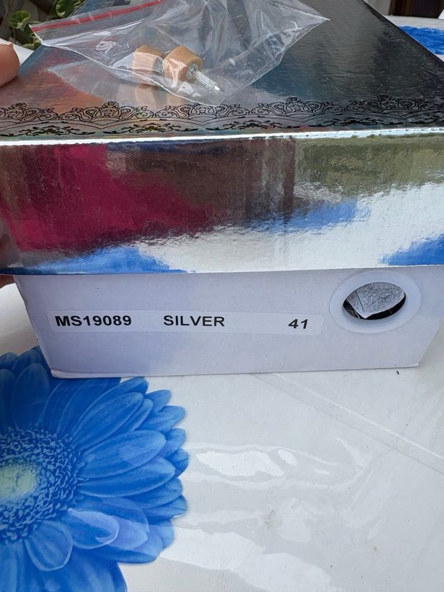 Scarpe Mellisa argento n.41