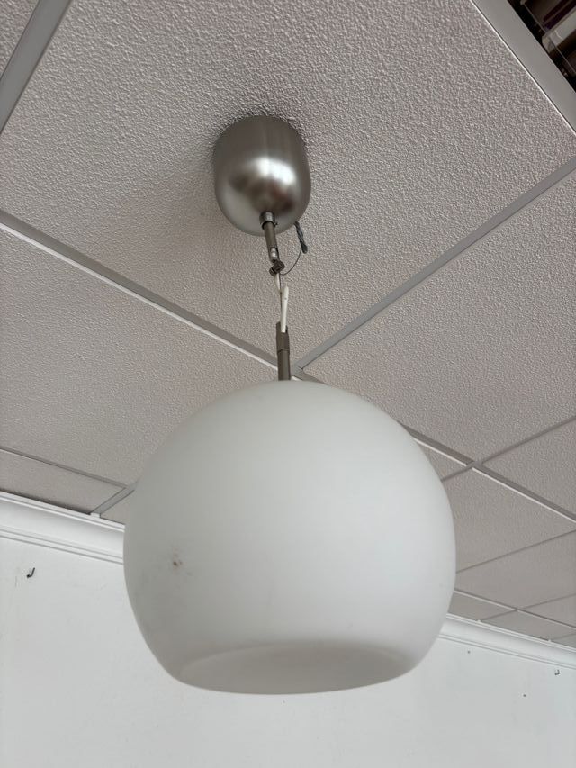 Lámpara techo moderna - metal y cristal