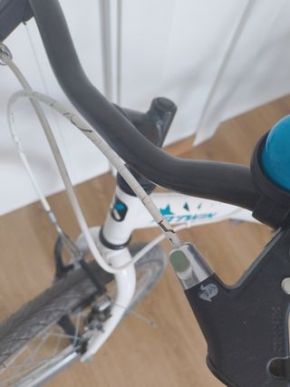 Bicicleta niña Btwin 20" blanca