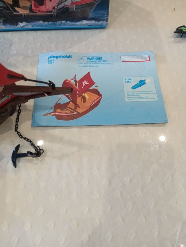 Playmobil Piratas 6681: Fragata inglesa + extras