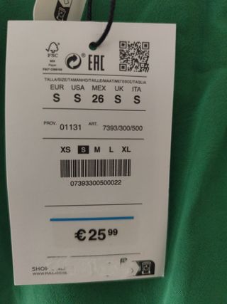 Vestido verde ajustado