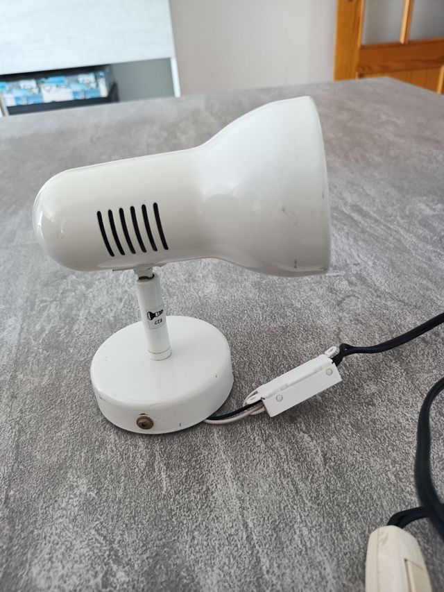 Aplique pared blanco metal