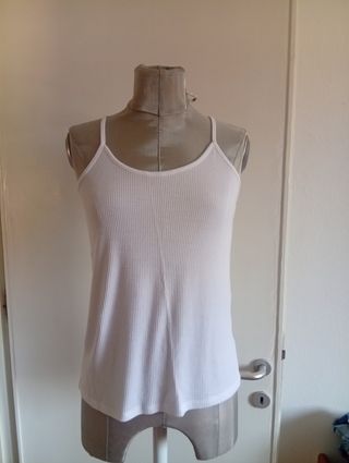 Canotta bianca donna