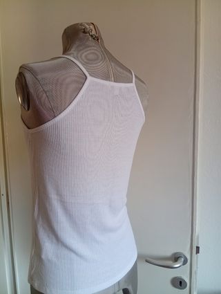 Canotta bianca donna