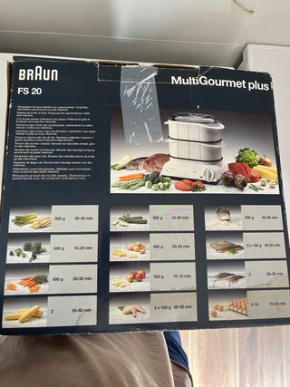 Braun MultiGourmet Plus Vaporera