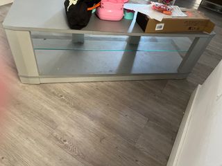 Mesa TV gris plata - Mueble TV