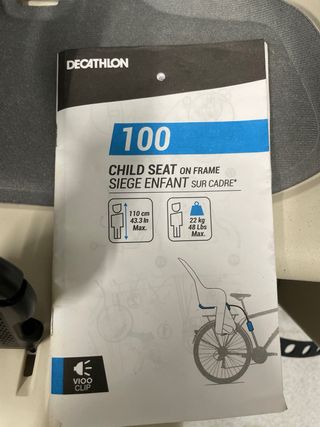 Asiento bici niño