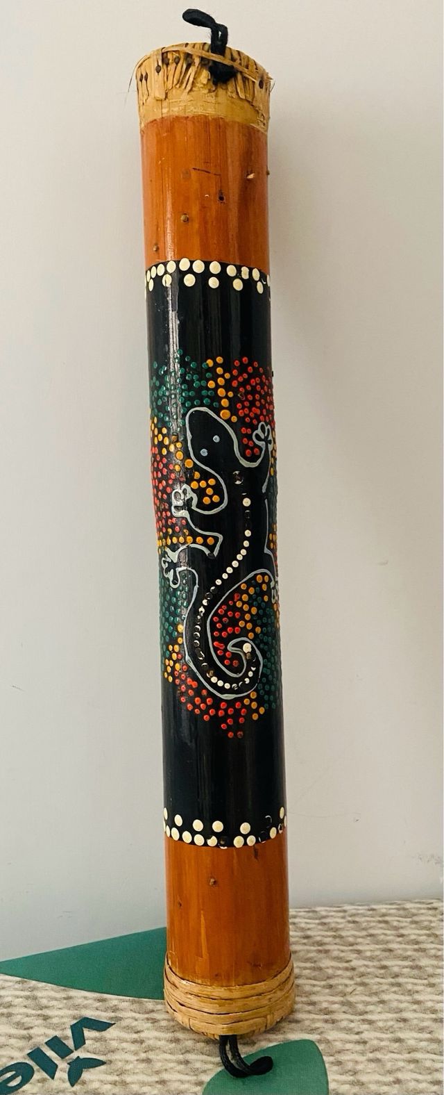 Shaker pioggia africano in legno