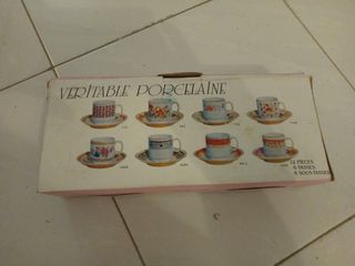 Juego café porcelana vintage